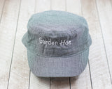 "Garden Hoe" Charcoal Hounds Tooth Hat