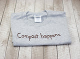 "Compost Happens" Men's Sleeveless T-Shirt
