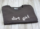 "Dirt Girl" Women's Scoop Neck T-Shirt