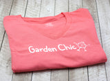 "Garden Chic" Women's V-Neck T-shirt
