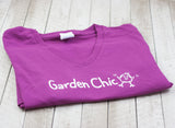 "Garden Chic" Women's V-Neck T-Shirt